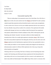 how to write a script analysis paper